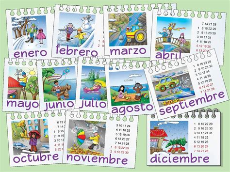 El Calendario De Los Meses Del Ano Images And Photos Finder