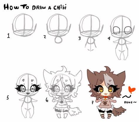 How To Draw A Mini Chibi By Ayuki Shura On