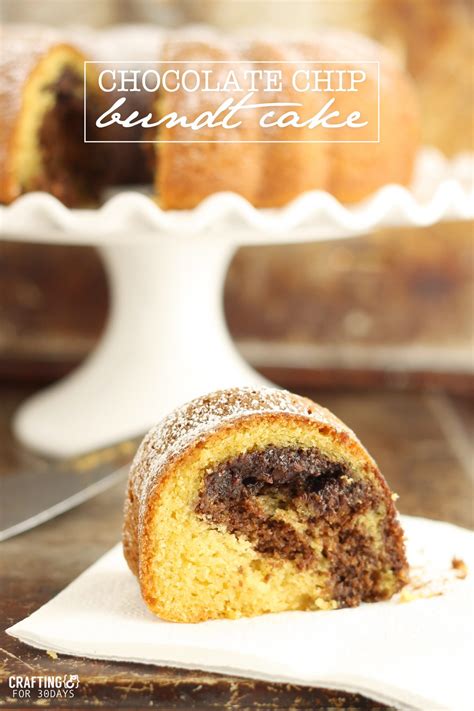 Chocolate chips decorate the port and starboard, a peanut butter cup is the crow's nest, and dollops of whipped cream sprinkled with blue sanding sugar become the frothy waves. Easy Chocolate Chip Bundt Cake