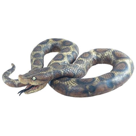 Large Realistic Rubber Snake Halloween Horror Jungle Themed Party Prop