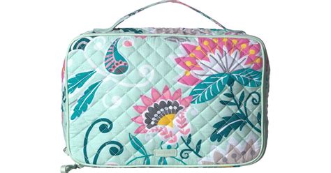 Java blue's the pattern that never goes out of style! Vera Bradley Iconic Large Blush Brush Case (mint Flowers ...