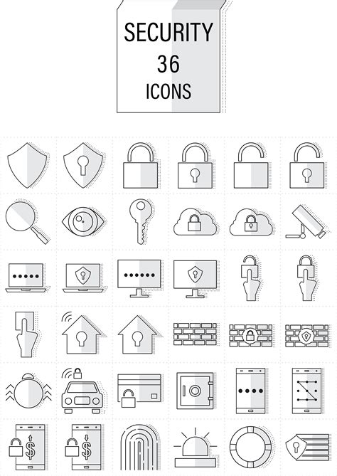 Icon Security 566771 Vector Art At Vecteezy
