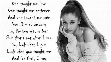 I know what i came to do, and that ain't gonna change, so go ahead and talk your talk, 'cause i won't take the bait. Ariana Grande - Thank u, Next(Lyrics) | LoveLyrics - YouTube