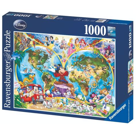Ravensburger Puzzle Disney 1000 Piece Disneys World Map Toys Casey