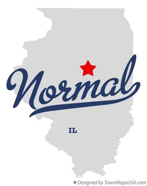 Map Of Normal Il Illinois