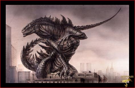 Archivozilla 1998 Concept Art 23 Godzilla Wiki Fandom