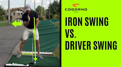 Golf Iron Swing Vs Driver Swing Youtube