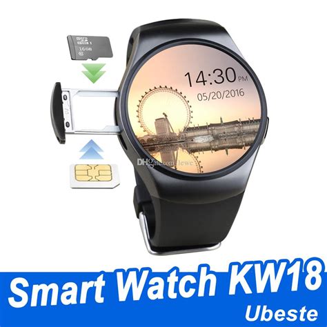 Smartwatch Kw18 Smart Watch Full Screen Support Sim Tf Card Watch Phone Heart Rate Bluetooth