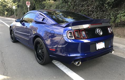 Deep Impact Blue 2014 Ford Mustang Coupe Photo Detail