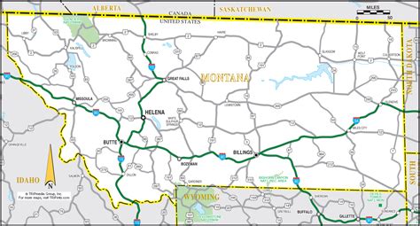 Montana Road Map