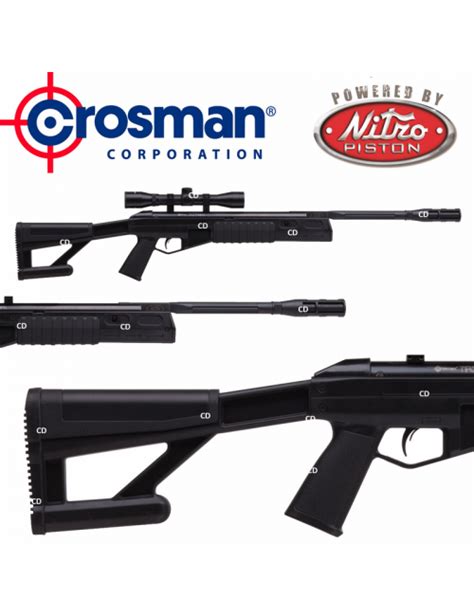 Pack Carabine Crosman Fury Nitro Piston 20 Joules Air comprimé