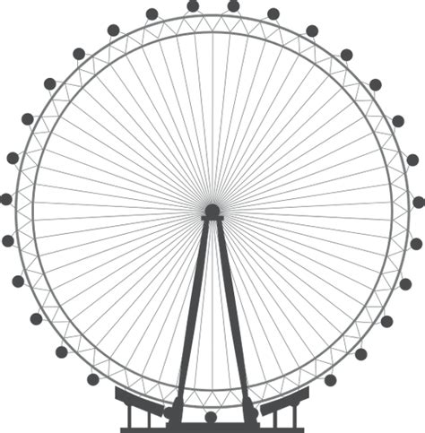 London Eye Icon Icons By Canva