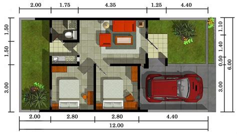 Simak renovasi apa saja yang dapat dilakukan di sini! Desain Rumah Type 36 Dengan 1 Kamar - Aristek Sederhana