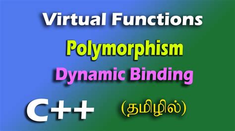 Virtual Functions In C Dynamic Binding Runtime Polymorphism