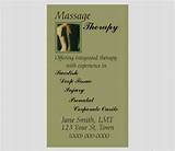 Pictures of Massage Business Card Images