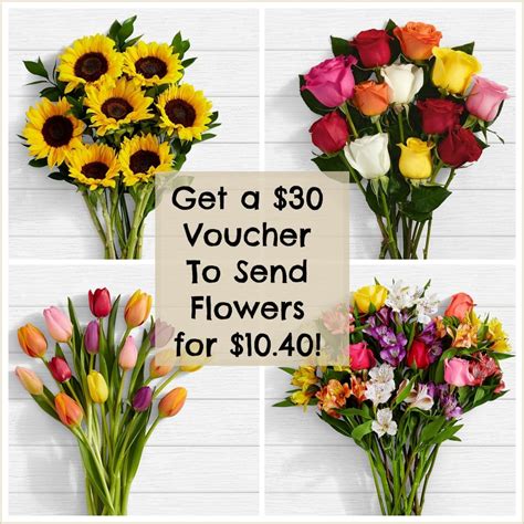 Flower Delivery Deal 30 For 1040 Today Only To Send Flowers
