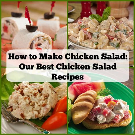 Serve immediately or refrigerate for an hour to let the flavors meld. How to Make Chicken Salad: 15 of Our Best Chicken Salad ...