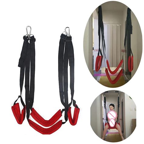 Sex Swing Soft Material Sex Furniture Fetish Bandage Love Adult Game Chairs Hanging Door Swing