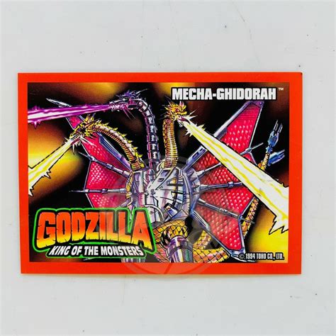 Mecha Ghidorah Godzilla King Monsters 5 Trendmasters Toho Trading Card