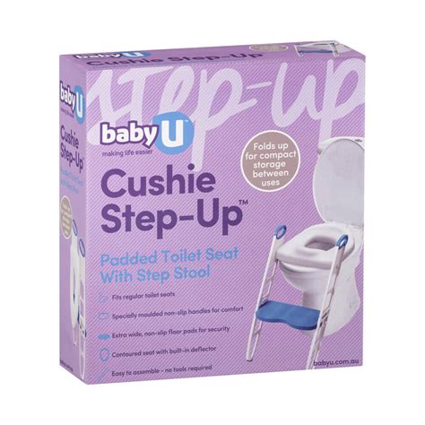 Babyu Cushie Step Up Padded Toilet Seat With Step Stool At Babies R Us