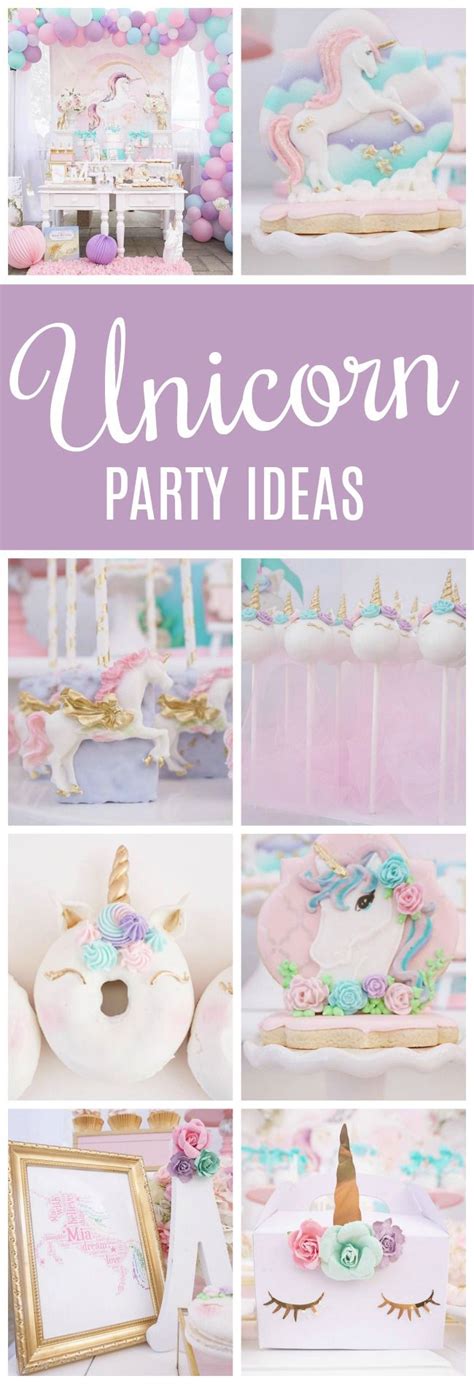 Pretty Pastel Unicorn Birthday Party Featured On Pretty My Party