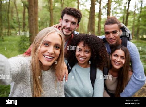 Forest Friends Selfie Forests Wood Woodland Woods Friend Stock