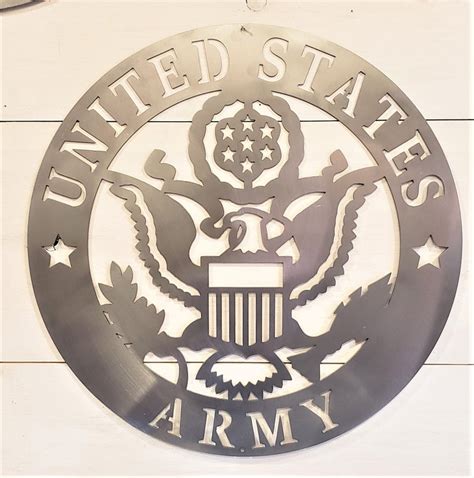 Us Army Emblem Steel Sign 360 Steel