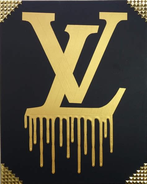 Louis Vuitton Dripping Logo Svg Iucn Water