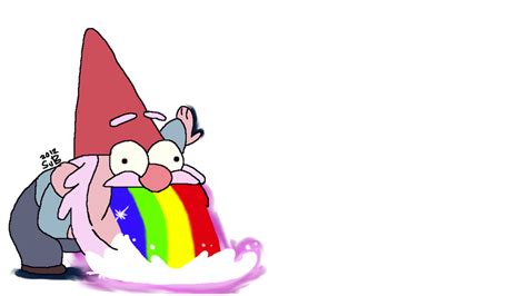 Gnome Throwing Up Rainbows By Sublit On Deviantart