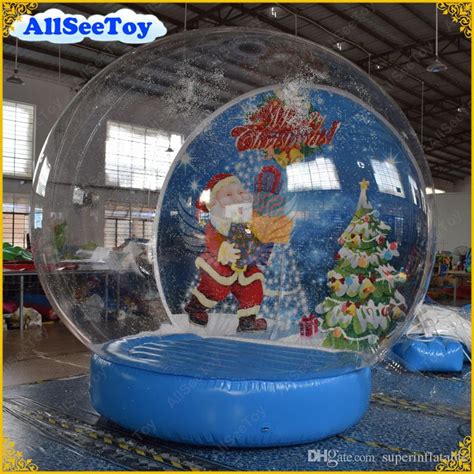 2019 Inflatable Human Size Snow Globegiant Snow Globe Christmas Photo