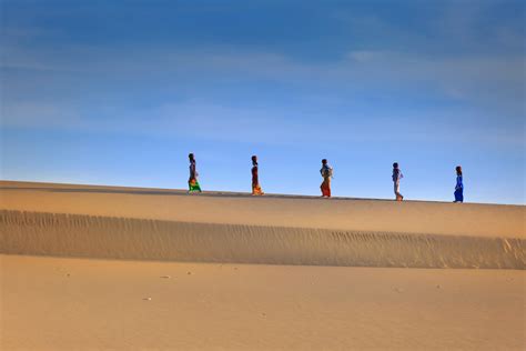 People Walking On Desert · Free Stock Photo