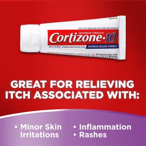 Cortizone 10 Intensive Healing Anti Itch Creme 2 Oz Kroger