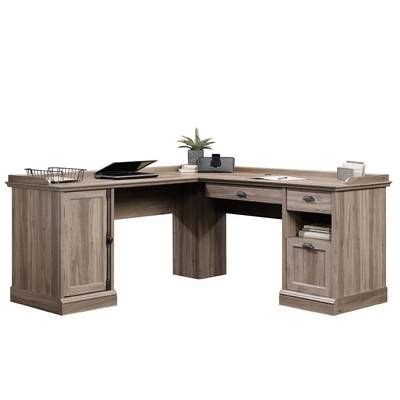 Bowerbank L-Shaped Executive Desk | L shaped desk, L shaped executive desk, Cheap office furniture