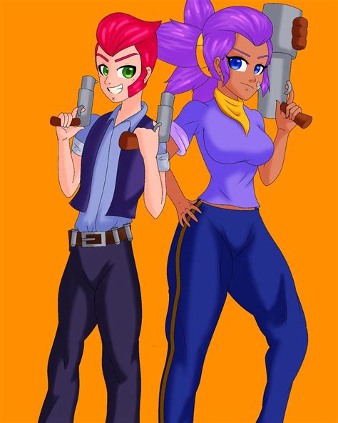 Colt And Shelly Fanart Rbrawlstars