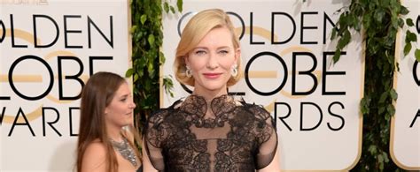 Cate Blanchetts Hair And Makeup At Golden Globes 2014 Popsugar Beauty