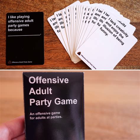 I Created A Game Called Offensive Adult Party Game It Plays Just Like Cards Against Humanity
