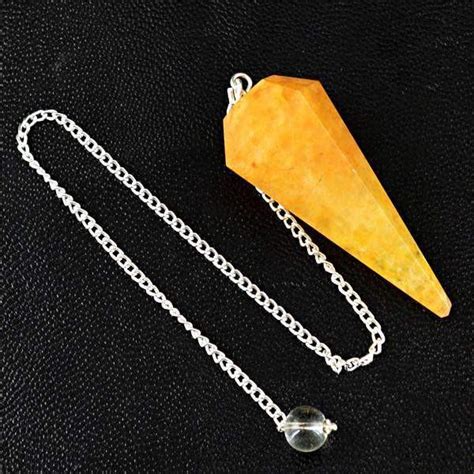 Natural Orange Aventurine Reiki Healing Pendulum