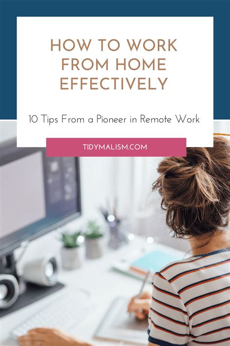 Working From Home Effectively 10 Tips From An Expert Tidymalism