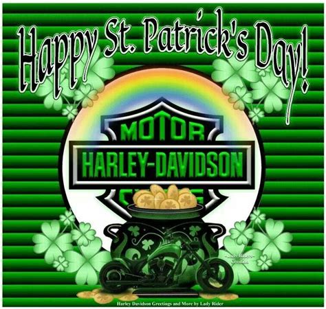 Pin By Douglas King On Hd St Patrick S Day Harley Davidson Wallpaper