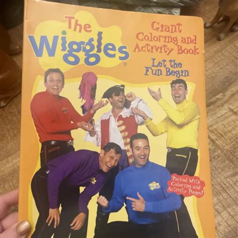 Vintage 2003 The Wiggles Giant Coloring And Activity Book Let The Fun
