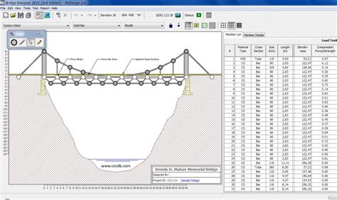 West Point Bridge Designer Wpbd Bridge Design Contest 2016 Software