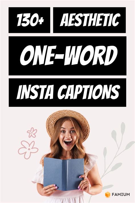 130 aesthetic one word instagram captions to copy and paste artofit
