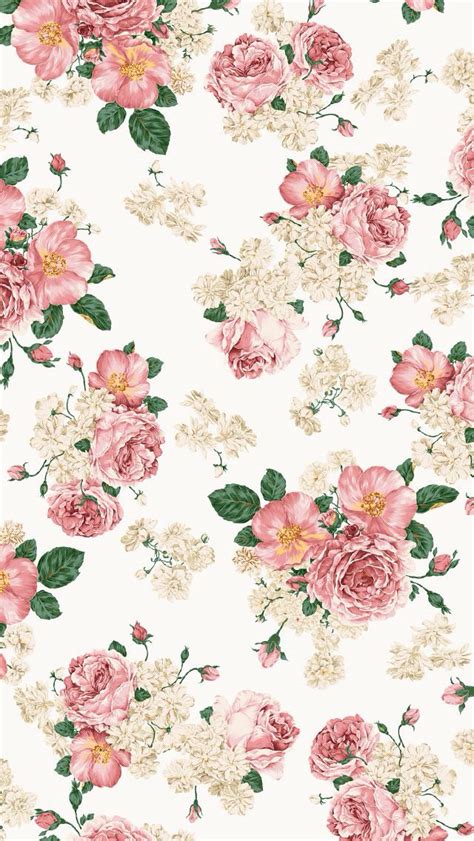 A collection of the top 57 floral iphone wallpapers and backgrounds available for download for free. 50+ Vintage Flower Wallpaper for iPhone on WallpaperSafari