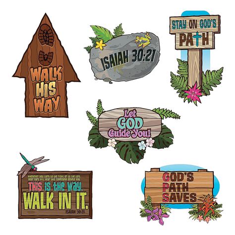 Walk His Way Vbs Cutouts Discontinued Vbs Crafts Vbs Themes