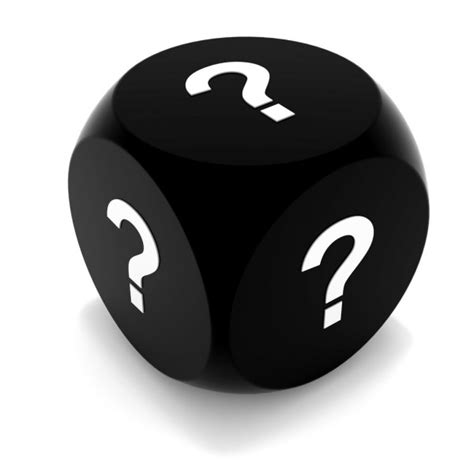 Dice With Question Mark — Stock Photo © Serggod 5603724