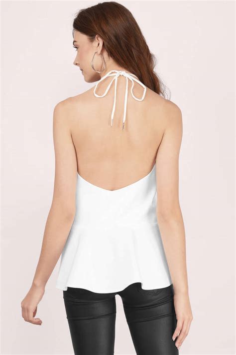 Hold on tighthold on tight. Hold Me Tight Halter Top in White - $14 | Tobi US