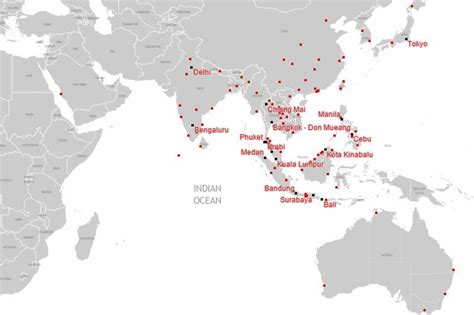 Airasia Route Map Airport Spotting