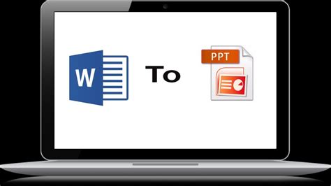 How To Convert Microsoft Word To Powerpoint Presentation Easily And