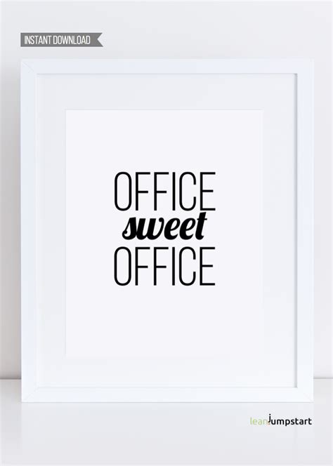 Office Quote Signs Office Sweet Office Office Quote Poster Etsy