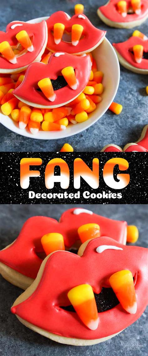 How To Make Fang Decorated Halloween Cookies Imperial Sugar